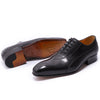 Luxe hommes Oxford chaussures en cuir italien  bout pointu à lacets pour mariage et bureau