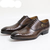 Classic Style Snakeskin Leather Shoes